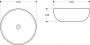 Раковина Art&Max AM-109 белая